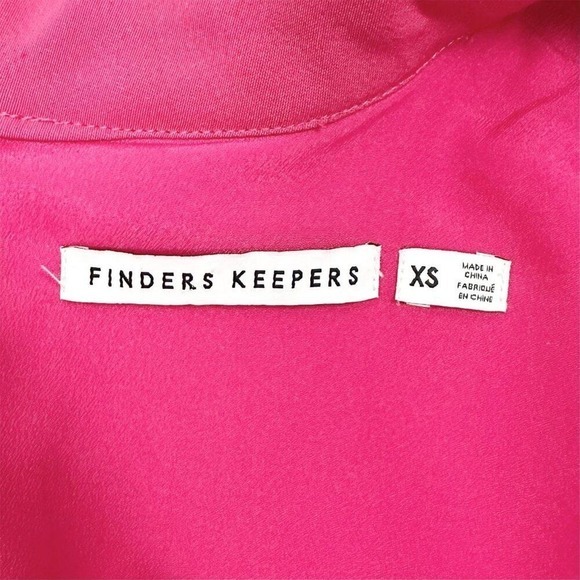 Finders Keepers Divine Eternal Top Size XS Pink Sleeveless Vibrant‎ Blouse - Picture 12 of 13